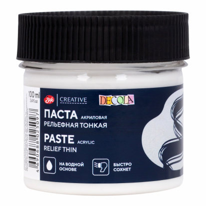 Текстурная паста рельефная тонкая"Decola", 100мл